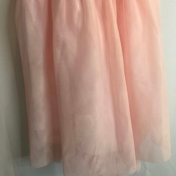 Cat & Jack Pink Tulle Dress with Flowers - Picture 3 of 4